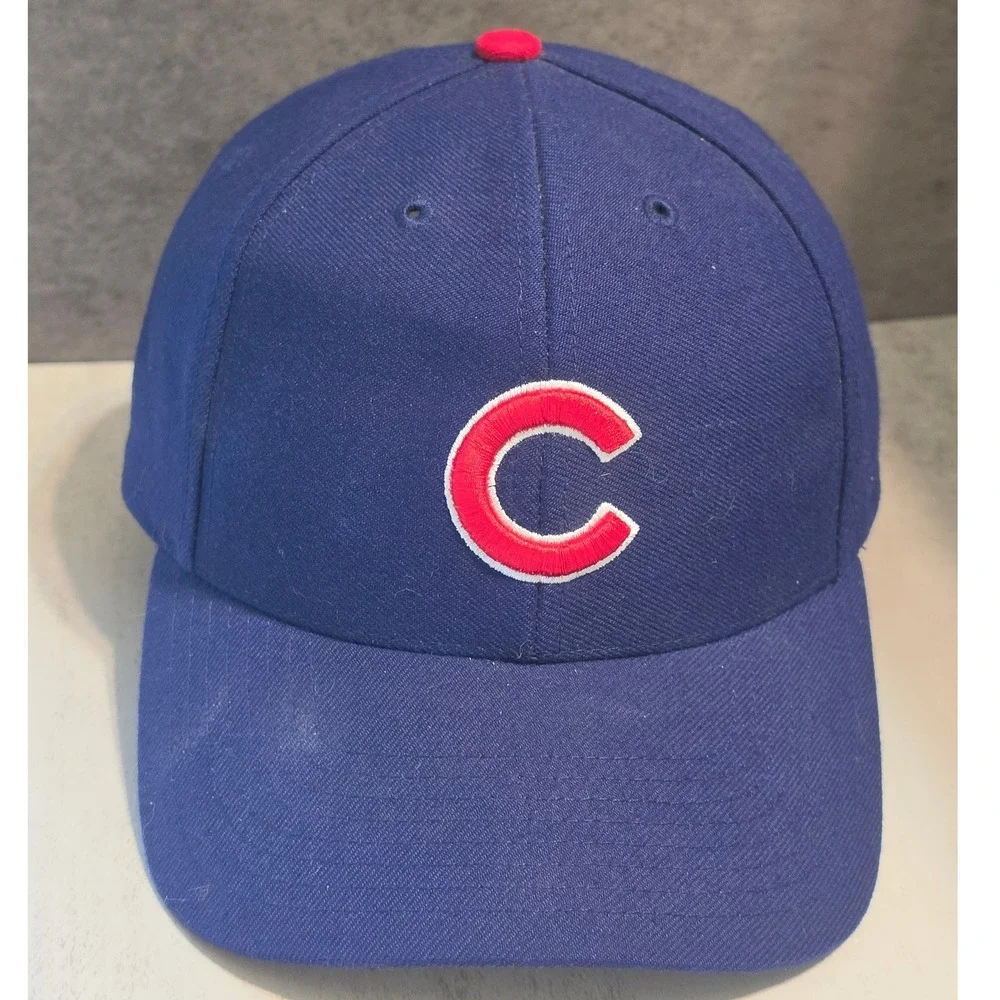 Twins Enterprise Chicago Cubs Hat Blue Red C Logo Adjustable 2003